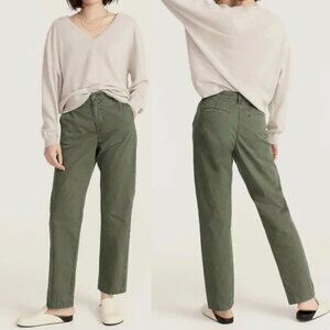 J.Crew Slouchy Boyfriend Chino (Olive Green Size 26)